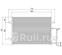 ST-AD04-394-A0 - Радиатор кондиционера (SAT) Audi A6 C5 (1997-2004)
