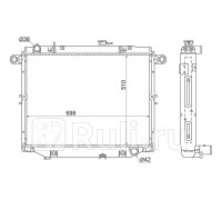 TY0009-100 - Радиатор охлаждения (SAT) Lexus LX 470 (1998-2007)