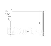 ST-BM55-394-0 - Радиатор кондиционера (SAT) BMW 5 F10 (2009-2017)