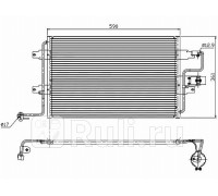 ST-SD25-394-0 - Радиатор кондиционера (SAT) Volkswagen Golf 4 (1997-2006)