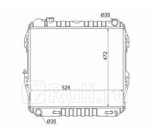 TY0013-V6-3R - Радиатор охлаждения (SAT) Toyota 4Runner 130 (1992-1995)