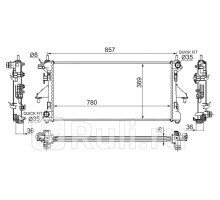 PG0009-06-1 - Радиатор охлаждения (SAT) Fiat Ducato 250 (2006-2014)