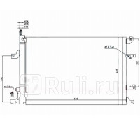 ST-VL10-394-A0 - Радиатор кондиционера (SAT) Volvo S60 (2004-2009)