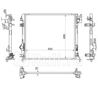 NS0013-J11 - Радиатор охлаждения (SAT) Nissan Qashqai j11 (2013-2021)