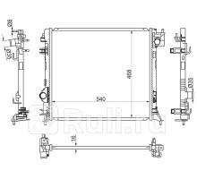 NS0013-J11 - Радиатор охлаждения (SAT) Nissan Qashqai j11 (2013-2021)