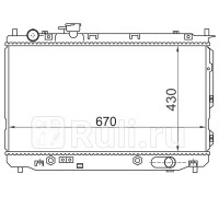 KI0009-02 - Радиатор охлаждения (SAT) Kia Carens 1 (2002-2006)