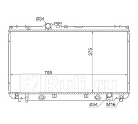 TY00055 - Радиатор охлаждения (SAT) Toyota Altezza (1998-2005)