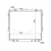 TY0008-J95D - Радиатор охлаждения (SAT) Toyota Land Cruiser Prado 90 (1996-2002)