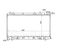 SB0001-T - Радиатор охлаждения (SAT) Subaru Impreza GC/GF (1997-2000)