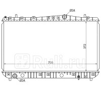 DW0004-MT - Радиатор охлаждения (SAT) Chevrolet Lacetti седан/универсал (2004-2013)