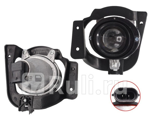 ST-222-20E1L - Фара противотуманная левая (SAT) Chevrolet Epica (2006-2012)