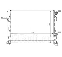 SG-VW00014 - Радиатор охлаждения (SAT) Volkswagen Golf 3 (1991-2000)