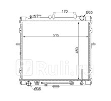 KI0006 - Радиатор охлаждения (SAT) Kia Sportage 1 (1993-2006)