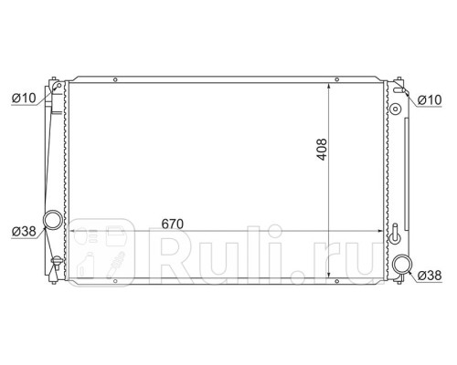 SG-TY0004-30 - Радиатор охлаждения (SAT) Toyota Rav4 (2005-2014)