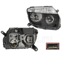 ST-551-1186R-LDEM2 - Фара правая (SAT) Renault Duster (2010-2015)