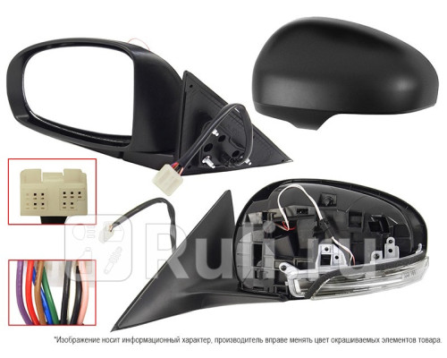 ST-TYL5-940-C2 - Зеркало левое (SAT) Toyota Camry 40 (2006-2009)