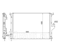 SG-RN0002-08-1-R - Радиатор охлаждения (SAT) Renault Duster (2010-2015)