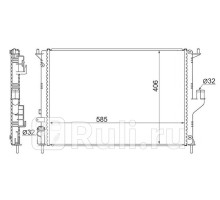 SG-RN0002-08-1-R - Радиатор охлаждения (SAT) Renault Duster (2010-2015)