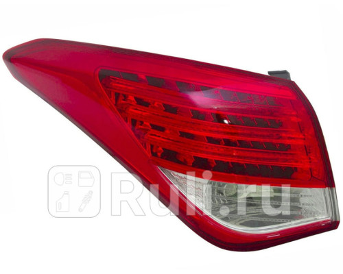 11-C682-06-2B - Фонарь левый задний в крыло (TYC) Hyundai i40 (2011-2014)