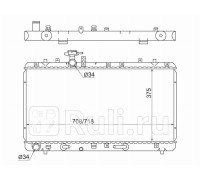 SG-SK0009 - Радиатор охлаждения (SAT) Suzuki SX4 (2006-2014)