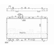 SG-SK0009 - Радиатор охлаждения (SAT) Suzuki SX4 (2006-2014)