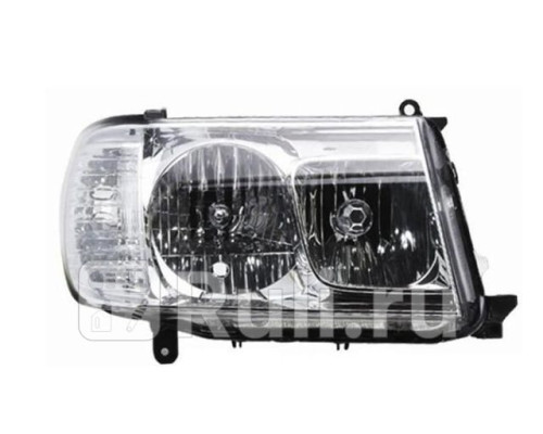 124056R - Фара правая (CASP) Toyota Land Cruiser 100 (2005-2007)