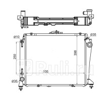TY0010-LH107 - Радиатор охлаждения (SAT) Toyota Hiace (1989-2004)