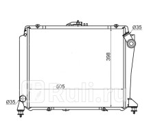 TY0010-LH10 - Радиатор охлаждения (SAT) Toyota Hiace (1989-2004)