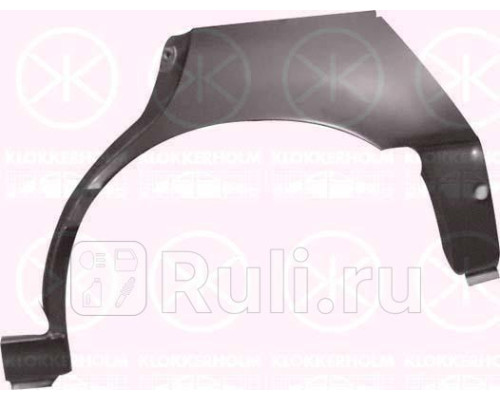 1666582 - Ремонтная арка крыла правая задняя (KLOKKERHOLM) Nissan Primera P10 (1990-1996)