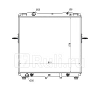 KI0005-1 - Радиатор охлаждения (SAT) Kia Sorento 1 (2002-2009)