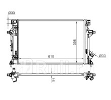 HY0012 - Радиатор охлаждения (SAT) Hyundai Elantra 6 (2016-2019)