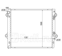 TY0009-120-4.7-3R - Радиатор охлаждения (SAT) Toyota Land Cruiser Prado 120 (2002-2009)