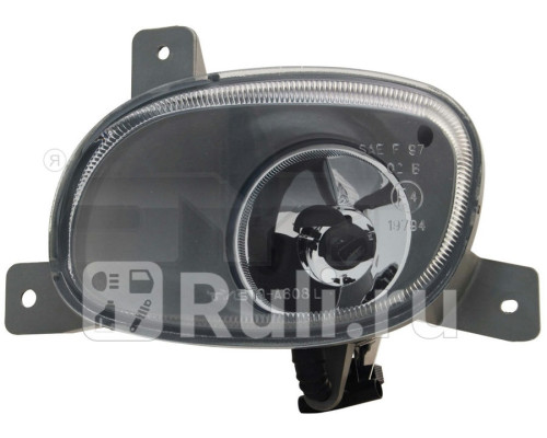 19-A608-05-9B - Противотуманная фара левая (TYC) Volvo S80 (1998-2006)