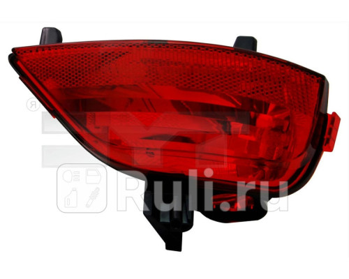 19-a846-01-2b - Фонарь левый задний в бампер (TYC) Renault Laguna 3 (2007-)