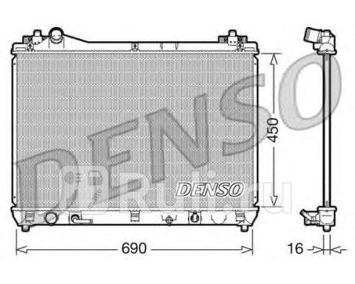DRM47017 - Радиатор охлаждения (DENSO) Suzuki Grand Vitara (2005-2015)