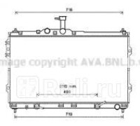 hya2402 - Радиатор охлаждения (AVA) Hyundai Starex (2007-2018)