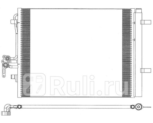 51619802 - Радиатор кондиционера (SAKURA) Ford Mondeo 4 (2006-2010)