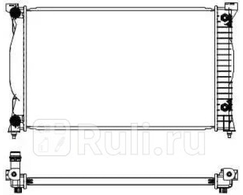 30611005 - Радиатор охлаждения (SAKURA) Audi A4 B6 (2000-2006)