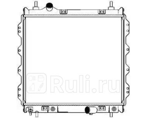 30911006 - Радиатор охлаждения (SAKURA) Chrysler PT Cruiser (2000-2005)