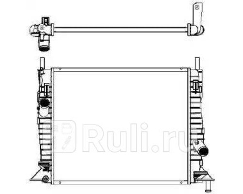 31611010 - Радиатор охлаждения (SAKURA) Ford Focus 2 (2005-2008)