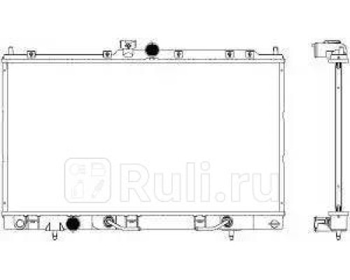 33211007 - Радиатор охлаждения (SAKURA) Mitsubishi Lancer 9 (2003-2010)