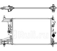 33511017 - Радиатор охлаждения (SAKURA) Opel Astra J (2009-2017)