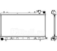 34211013 - Радиатор охлаждения (SAKURA) Subaru Forester SF (1997-2002)