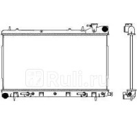 34218502 - Радиатор охлаждения (SAKURA) Subaru Forester SG (2005-2008)