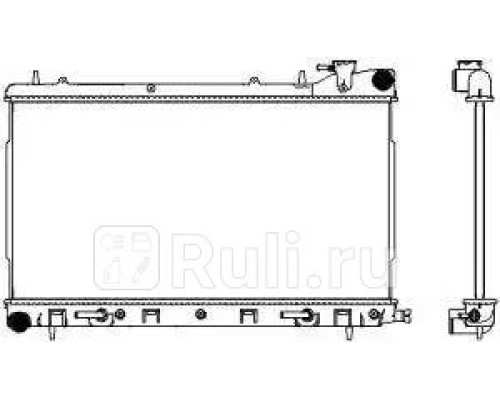 34218502 - Радиатор охлаждения (SAKURA) Subaru Forester SG (2005-2008)