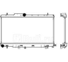 34211006 - Радиатор охлаждения (SAKURA) Subaru Impreza GD/GG (2000-2007)