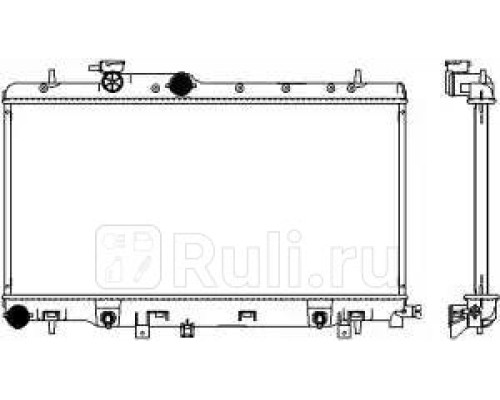 34211030 - Радиатор охлаждения (SAKURA) Subaru Legacy BE/BH (1998-2004)