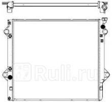 34611048 - Радиатор охлаждения (SAKURA) Toyota Land Cruiser Prado 120 (2002-2009)