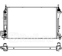 33511006 - Радиатор охлаждения (SAKURA) Opel Vectra C (2002-2008)