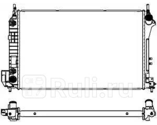 33511006 - Радиатор охлаждения (SAKURA) Opel Vectra C (2002-2008)
